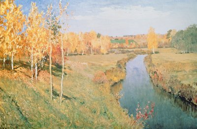 Golden Autumn, 1895 by Isaak Ilyich Levitan